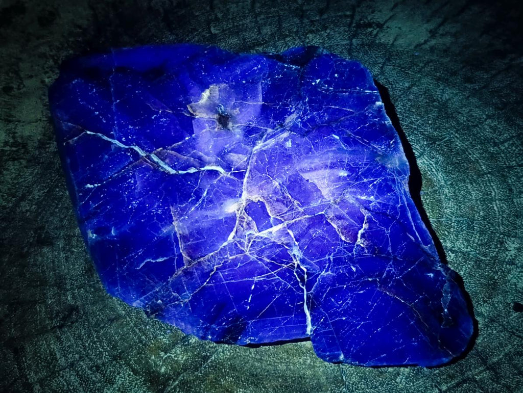 Polished One Side Watermelon Fluorite Slices x 2 From Uis, Namibia