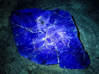 Polished One Side Watermelon Fluorite Slices x 2 From Uis, Namibia