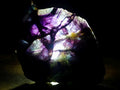 Polished One Side Watermelon Fluorite Slices x 2 From Uis, Namibia