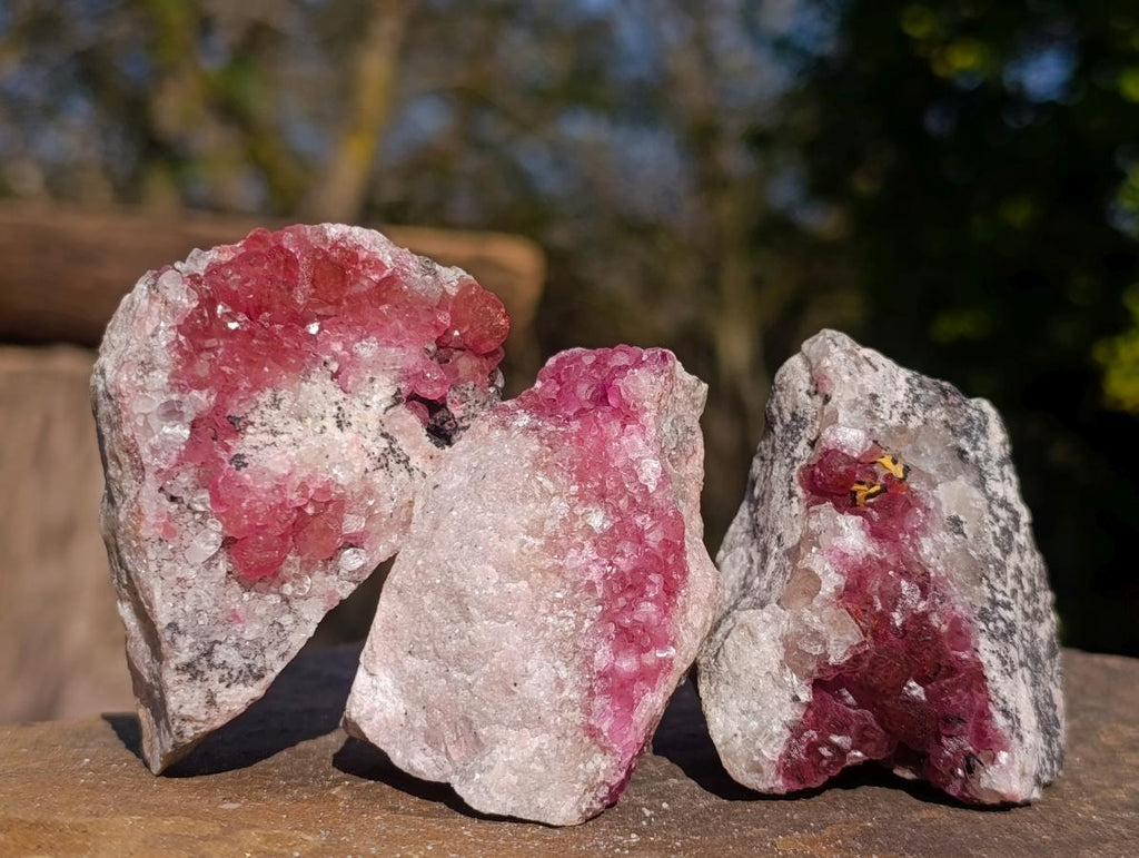 Natural Spherocobaltite Specimens x 12 From Musonoi Mine, Congo