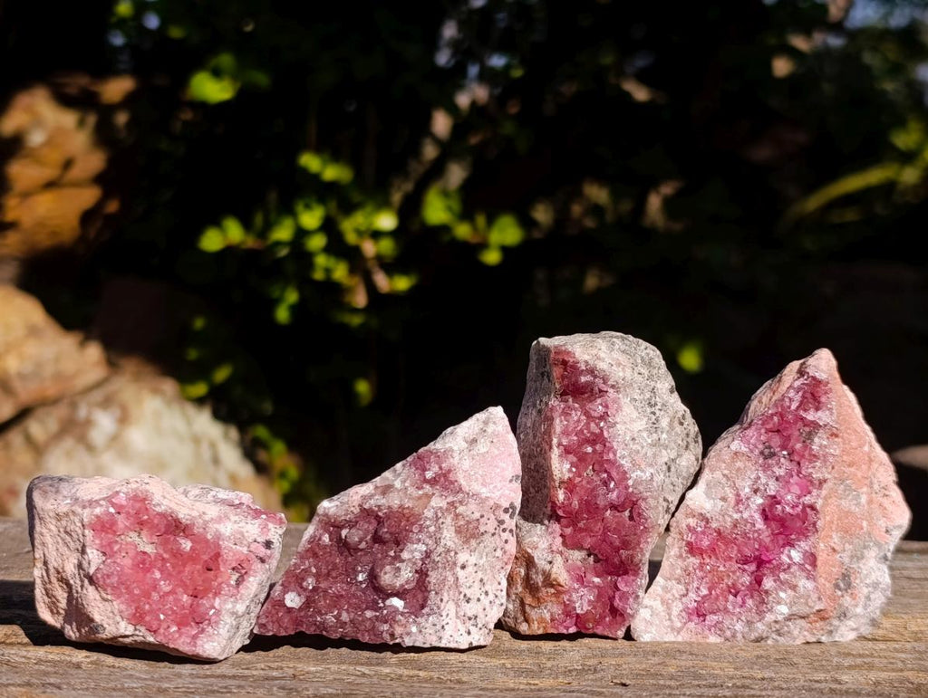 Natural Spherocobaltite Specimens x 12 From Musonoi Mine, Congo