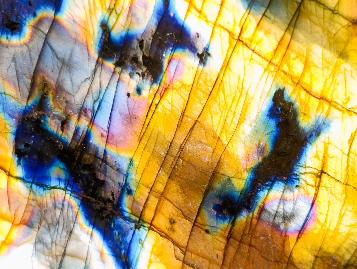 Polished Large Labradorite Standing Display Piece x 1 From Madagascar
