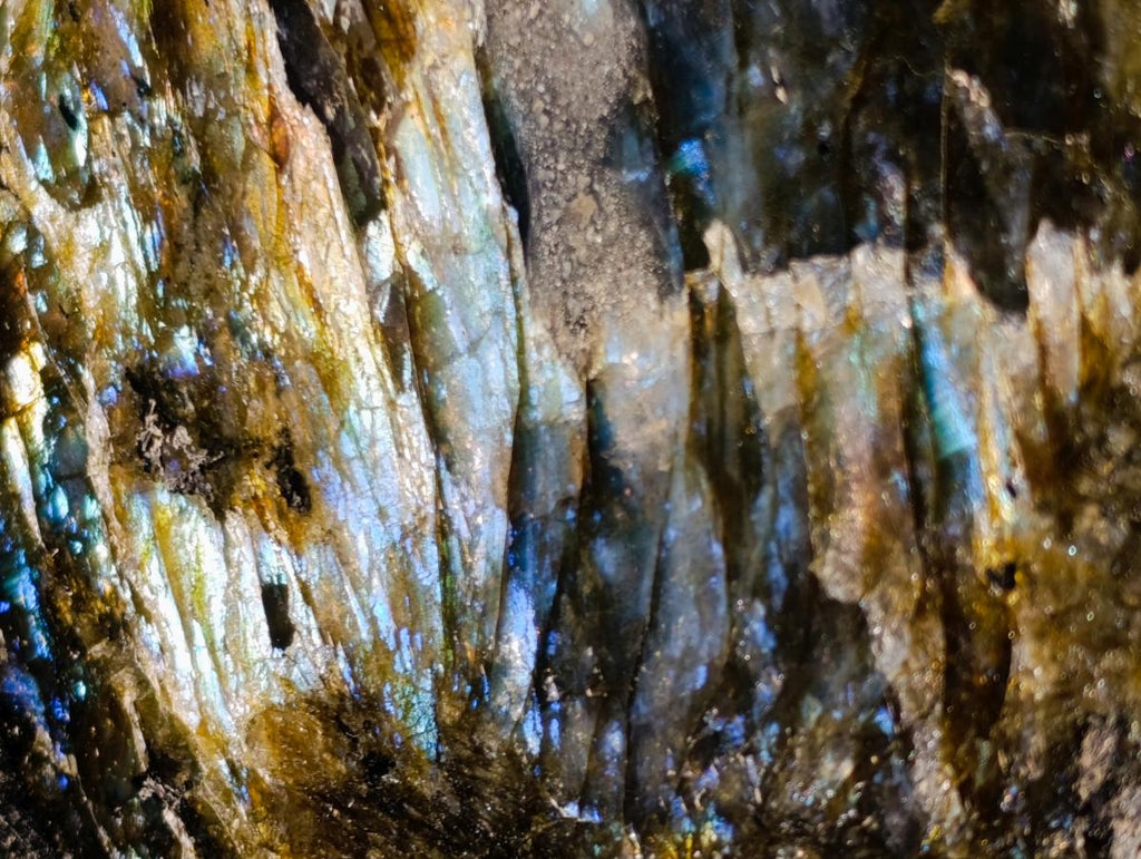 Polished Large Labradorite Standing Display Piece x 1 From Madagascar