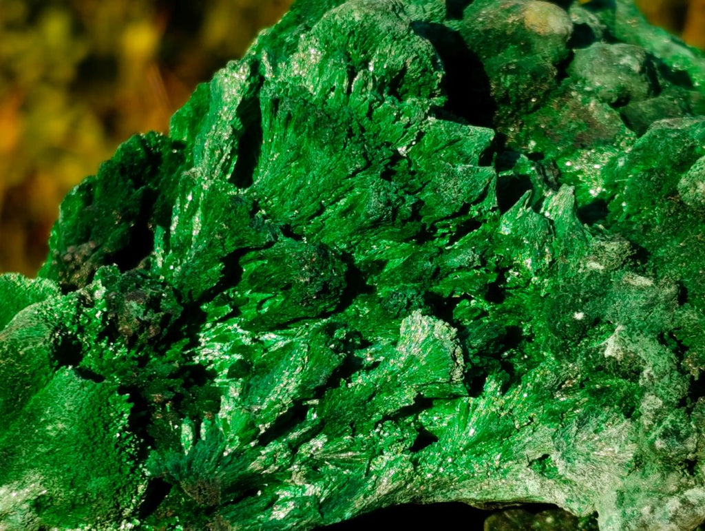 Natural Large Silky Malachite Specimen x 1 From Kasompe, Congo