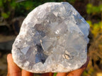 Natural Blue Celestite Specimens x 2 From Sakoany, Madagascar