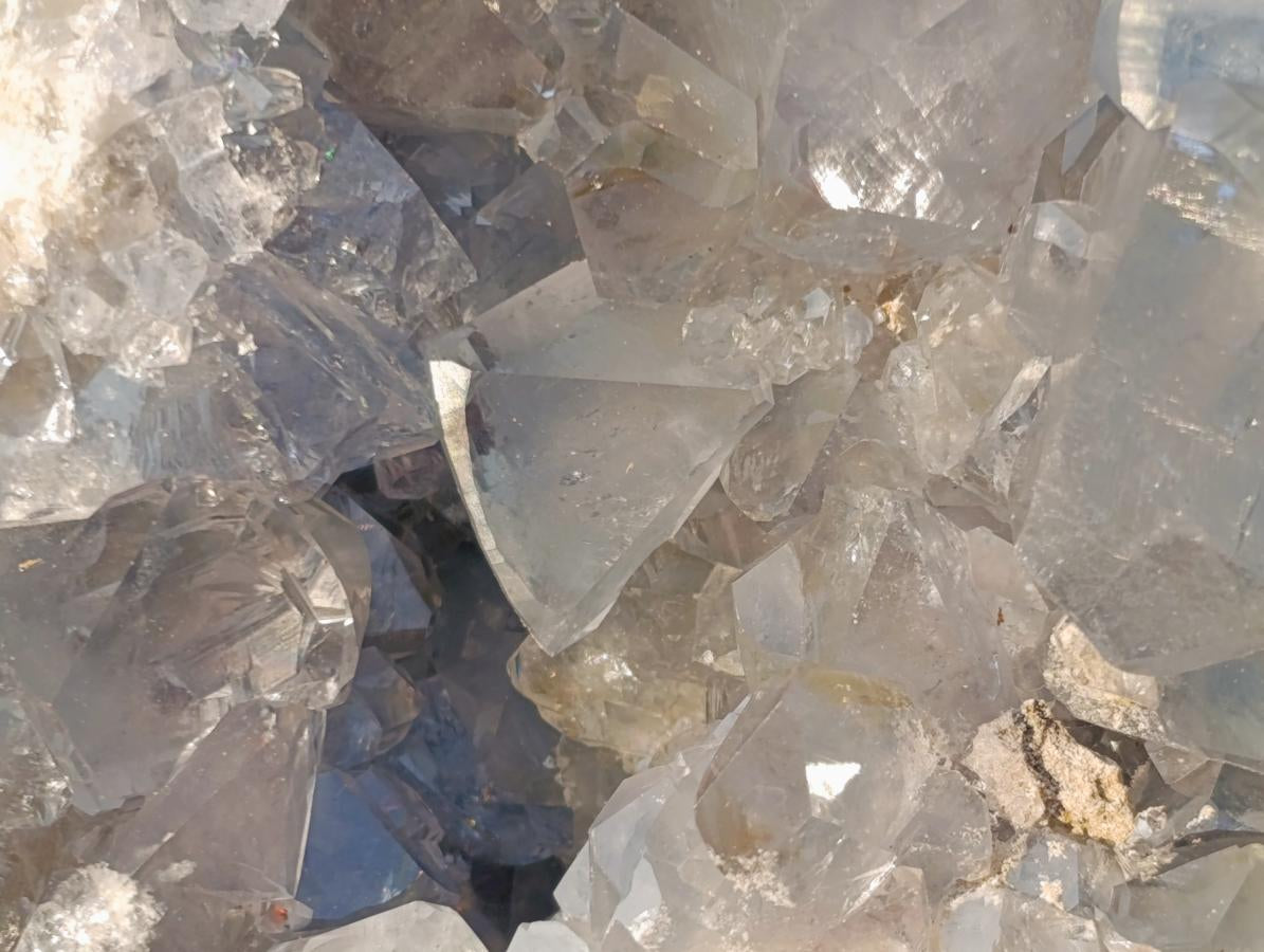Natural Blue Celestite Specimens x 2 From Sakoany, Madagascar