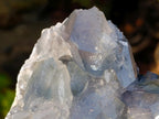 Natural Blue Celestite Specimens x 2 From Sakoany, Madagascar