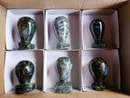 Polished Labradorite Door Handles x 6 From Madagascar