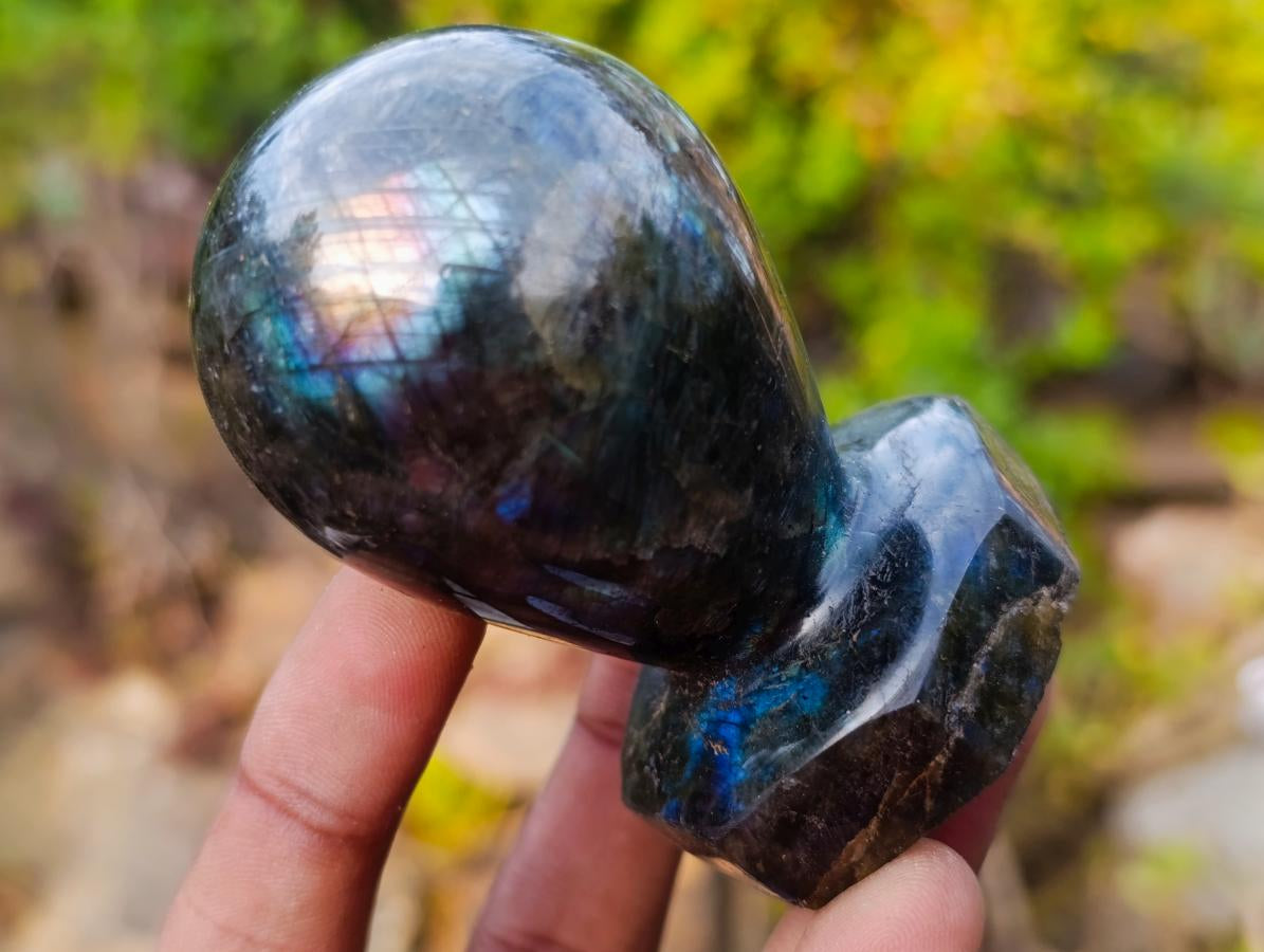 Polished Labradorite Door Handles x 6 From Madagascar