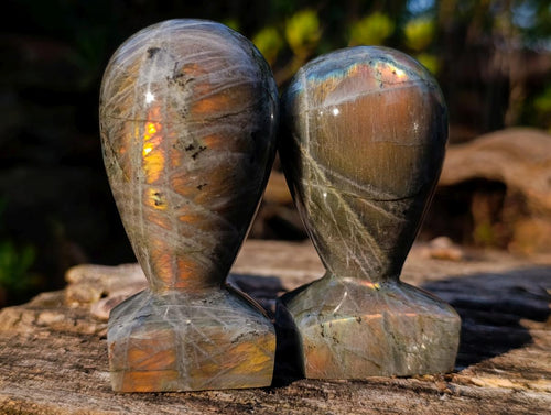 Polished Labradorite Door Handles x 6 From Madagascar