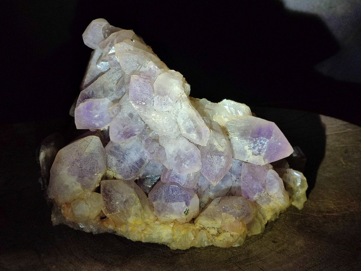 Natural Large Jacaranda Amethyst Crystal Cluster x 1 From Mumbwa, Zambia - Toprock Gemstones and Minerals 