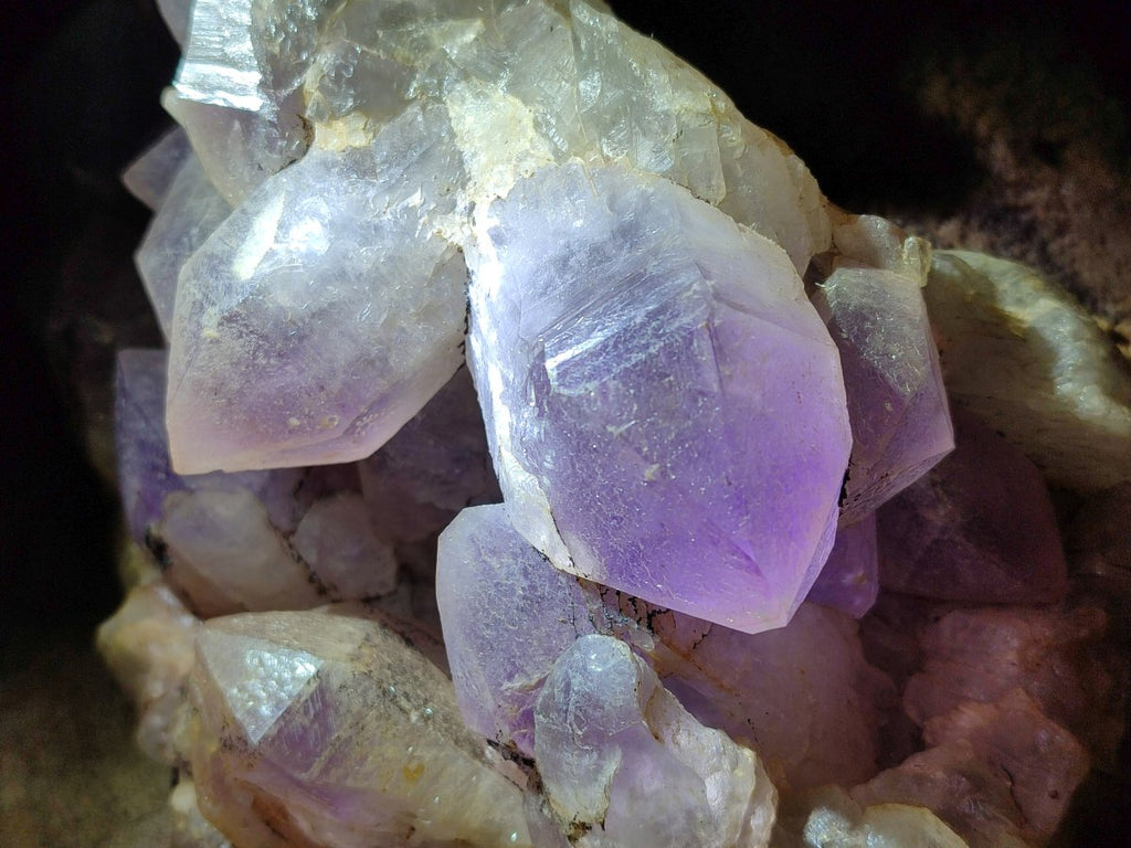Natural Large Jacaranda Amethyst Crystal Cluster x 1 From Mumbwa, Zambia - Toprock Gemstones and Minerals 