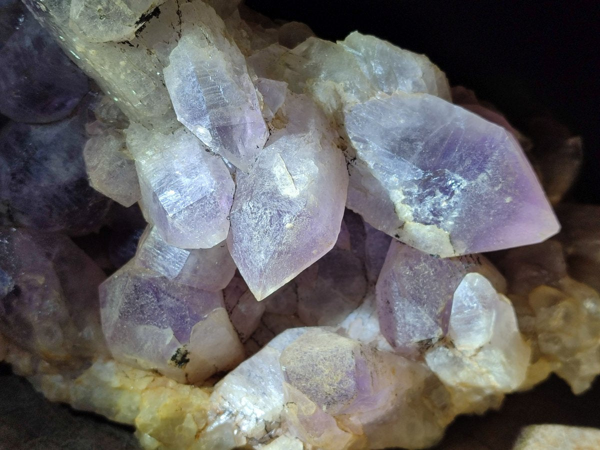 Natural Large Jacaranda Amethyst Crystal Cluster x 1 From Mumbwa, Zambia - Toprock Gemstones and Minerals 
