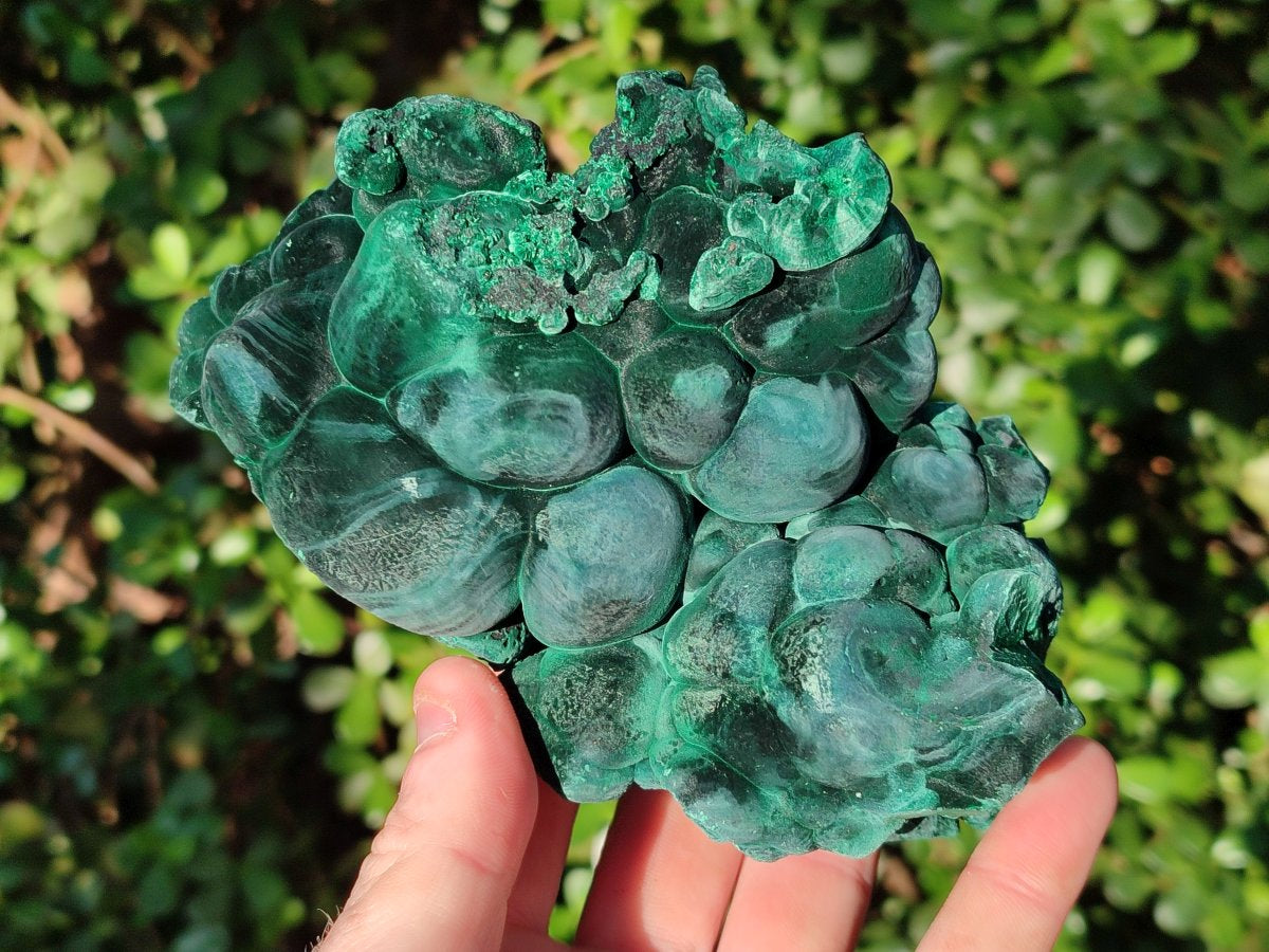 Natural Silky Malachite Specimens x 4 From Kasompe, Congo - Toprock Gemstones and Minerals 