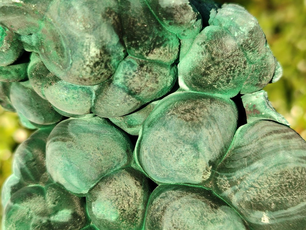 Natural Silky Malachite Specimens x 4 From Kasompe, Congo - Toprock Gemstones and Minerals 
