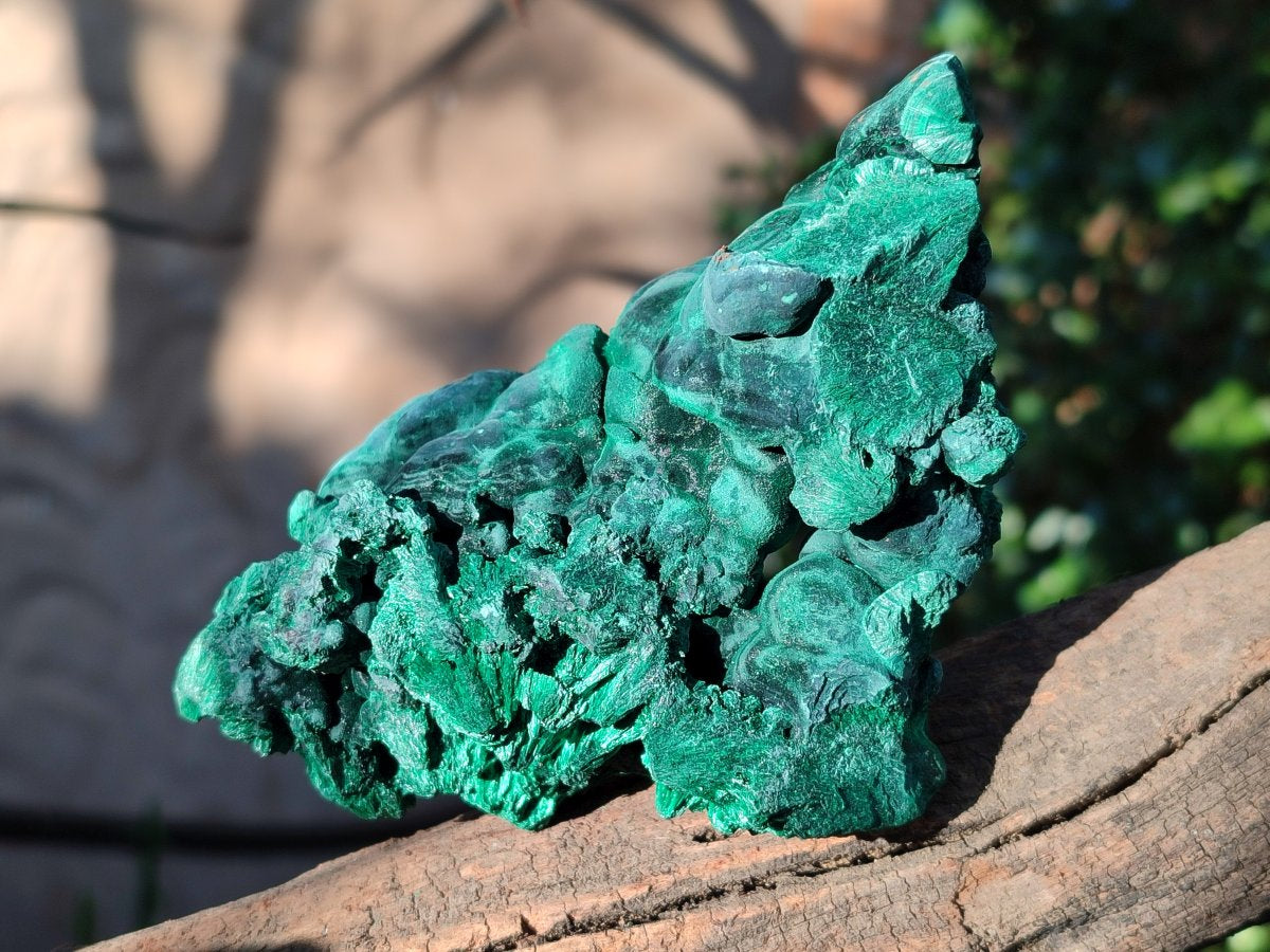 Natural Silky Malachite Specimens x 4 From Kasompe, Congo - Toprock Gemstones and Minerals 