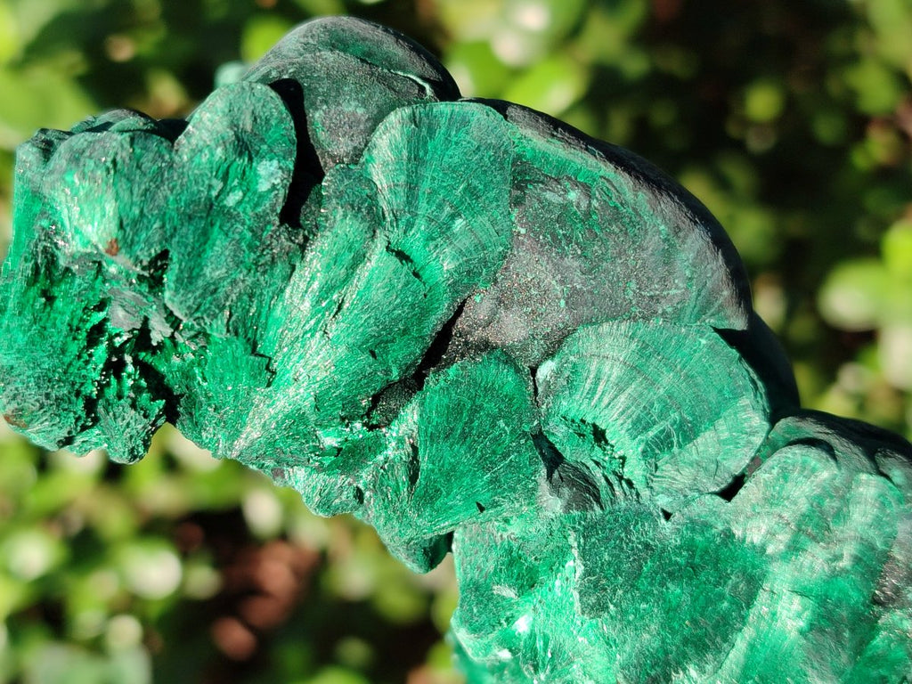 Natural Silky Malachite Specimens x 4 From Kasompe, Congo - Toprock Gemstones and Minerals 