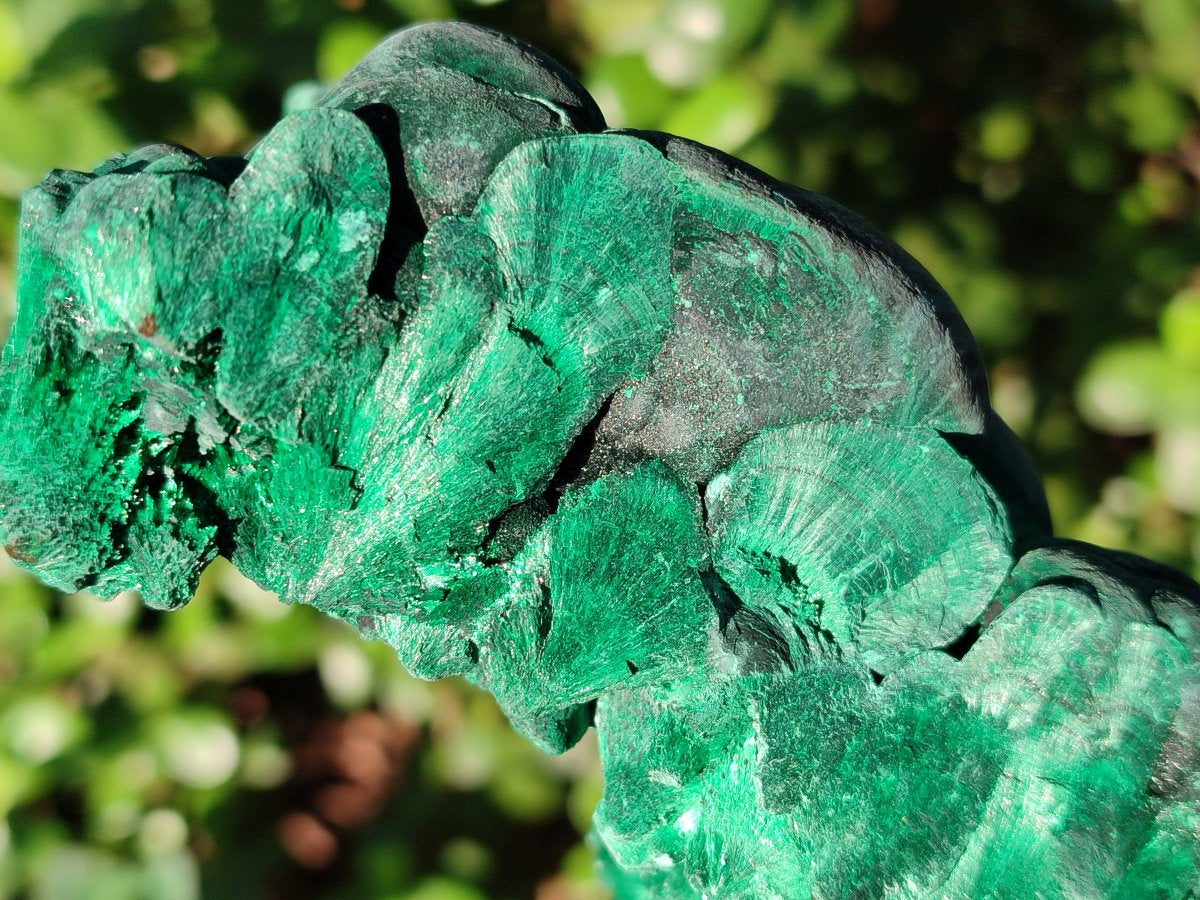 Natural Silky Malachite Specimens x 4 From Kasompe, Congo - Toprock Gemstones and Minerals 