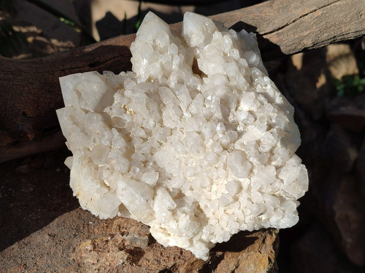 Natural Large Cascading "Anananas" Candle Quartz Cluster x 1 From Antsirabe, Madagascar - Toprock Gemstones and Minerals 