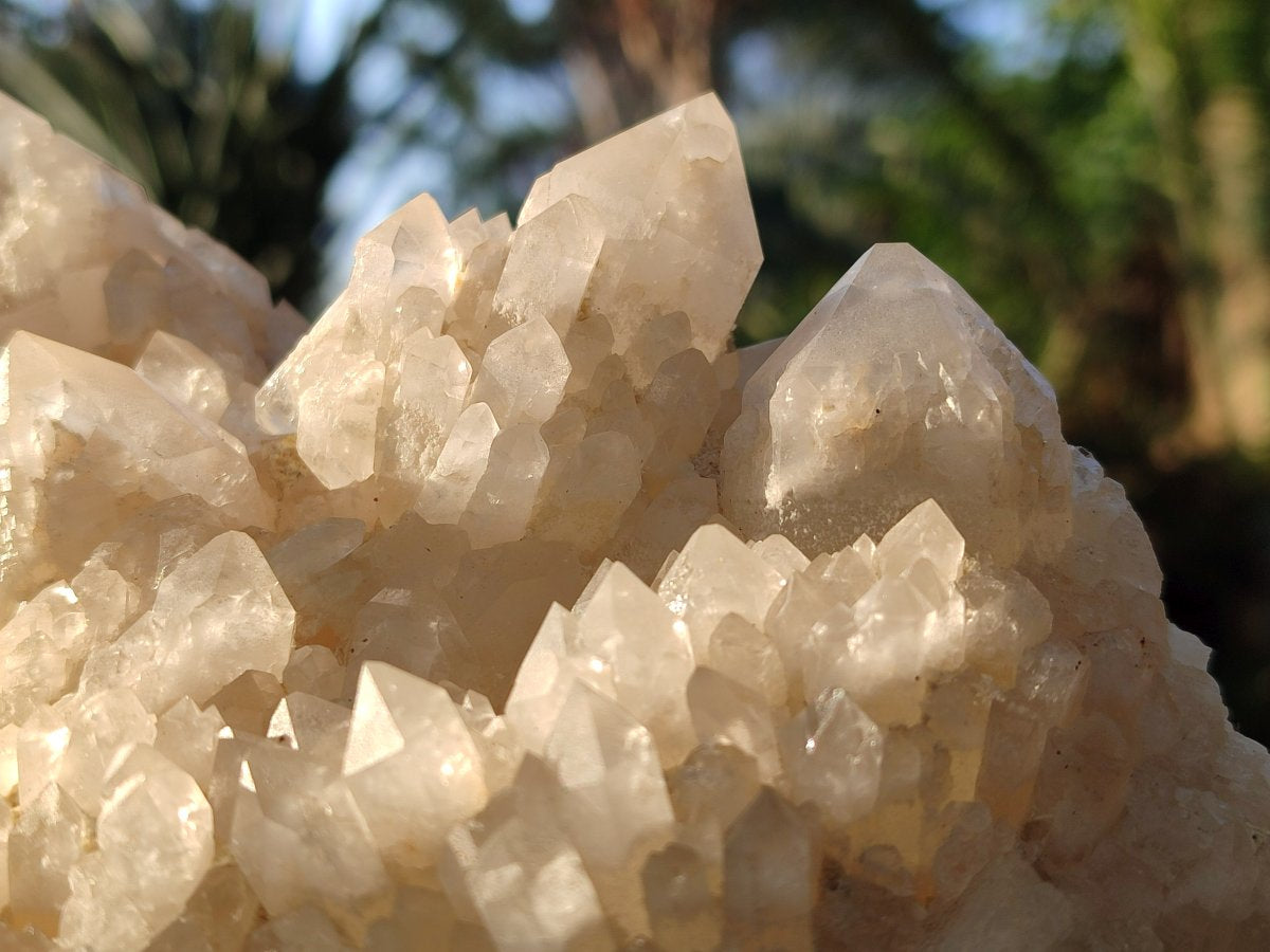 Natural Large Cascading "Anananas" Candle Quartz Cluster x 1 From Antsirabe, Madagascar - Toprock Gemstones and Minerals 