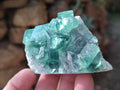 Natural Green Cubic Fluorite Specimens x 6 From Mandrosonoro, Madagascar - Toprock Gemstones and Minerals 