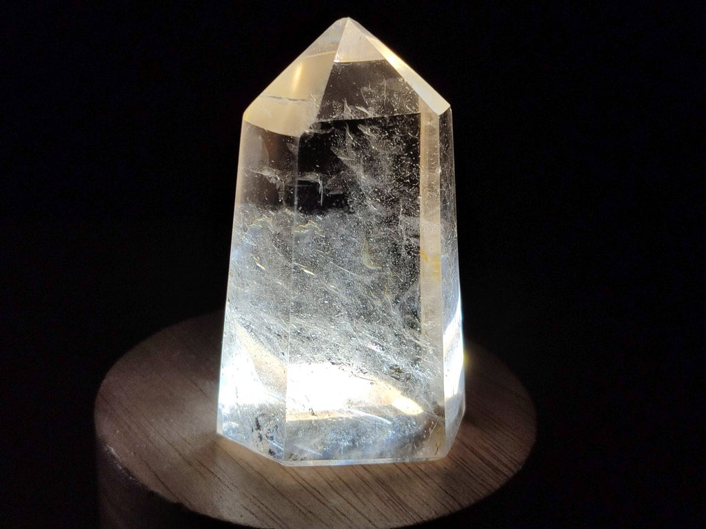 Polished Smokey Window Quartz Crystals x 6 From Madagascar - Toprock Gemstones and Minerals 