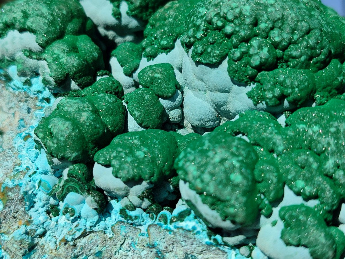 Natural Large Botryoidal Malacolla Specimen x 1 From Kolwezi, Congo - Toprock Gemstones and Minerals 