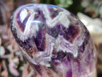 Polished Chevron Amethyst Standing Display Pieces x 3 From Zambia - Toprock Gemstones and Minerals 