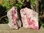 Natural Spherocobaltite Specimens x 4 From Musonoi Mine, Congo - Toprock Gemstones and Minerals 