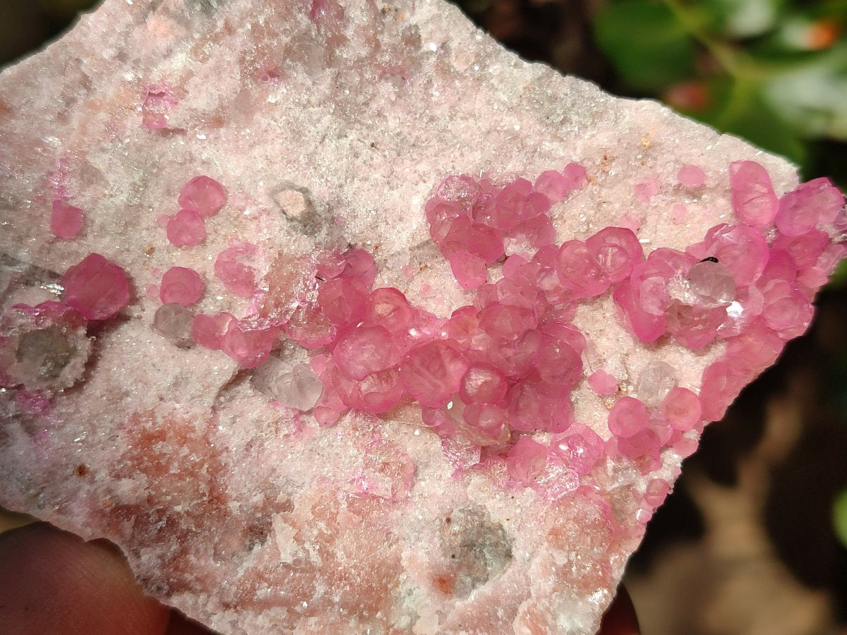Natural Spherocobaltite Specimens x 4 From Musonoi Mine, Congo - Toprock Gemstones and Minerals 