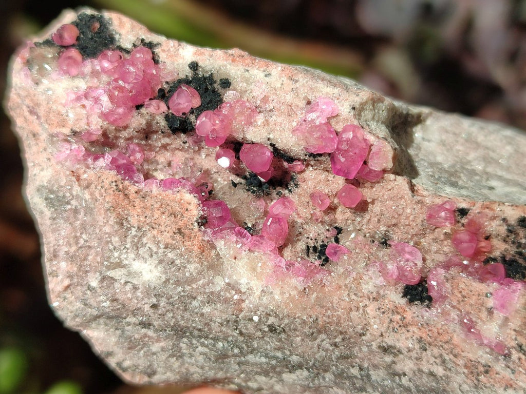 Natural Spherocobaltite Specimens x 4 From Musonoi Mine, Congo - Toprock Gemstones and Minerals 