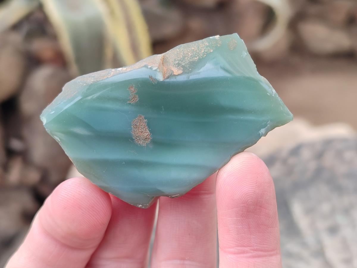 Polished on One Side Mtorolite Chrysoprase Slices x 35 From Mutorashanga, Zimbabwe - Toprock Gemstones and Minerals 