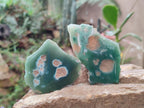 Polished on One Side Mtorolite Chrysoprase Slices x 35 From Mutorashanga, Zimbabwe - Toprock Gemstones and Minerals 