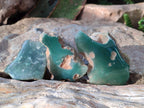 Polished on One Side Mtorolite Chrysoprase Slices x 35 From Mutorashanga, Zimbabwe - Toprock Gemstones and Minerals 