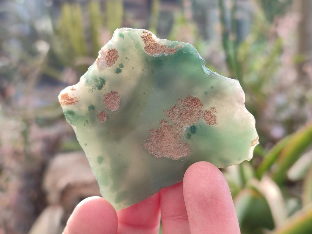 Polished on One Side Mtorolite Chrysoprase Slices x 35 From Mutorashanga, Zimbabwe - Toprock Gemstones and Minerals 
