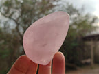 Polished Gemmy Rose Quartz Standing Display Pieces x 19 From Zimbabwe - Toprock Gemstones and Minerals 