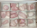 Polished Gemmy Rose Quartz Standing Display Pieces x 19 From Zimbabwe - Toprock Gemstones and Minerals 