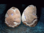 Polished Septerye Sauvage "Dragons Egg" Geode Standing Display Pieces x 2 From Mahajanga, Madagascar - Toprock Gemstones and Minerals 
