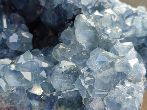 Natural Large Blue Celestite Specimen x 1 From Sakoany, Madagascar - Toprock Gemstones and Minerals 
