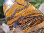 Polished Golden Tigers Eye Standing Display Pieces x 3 From Prieska, South Africa - Toprock Gemstones and Minerals 