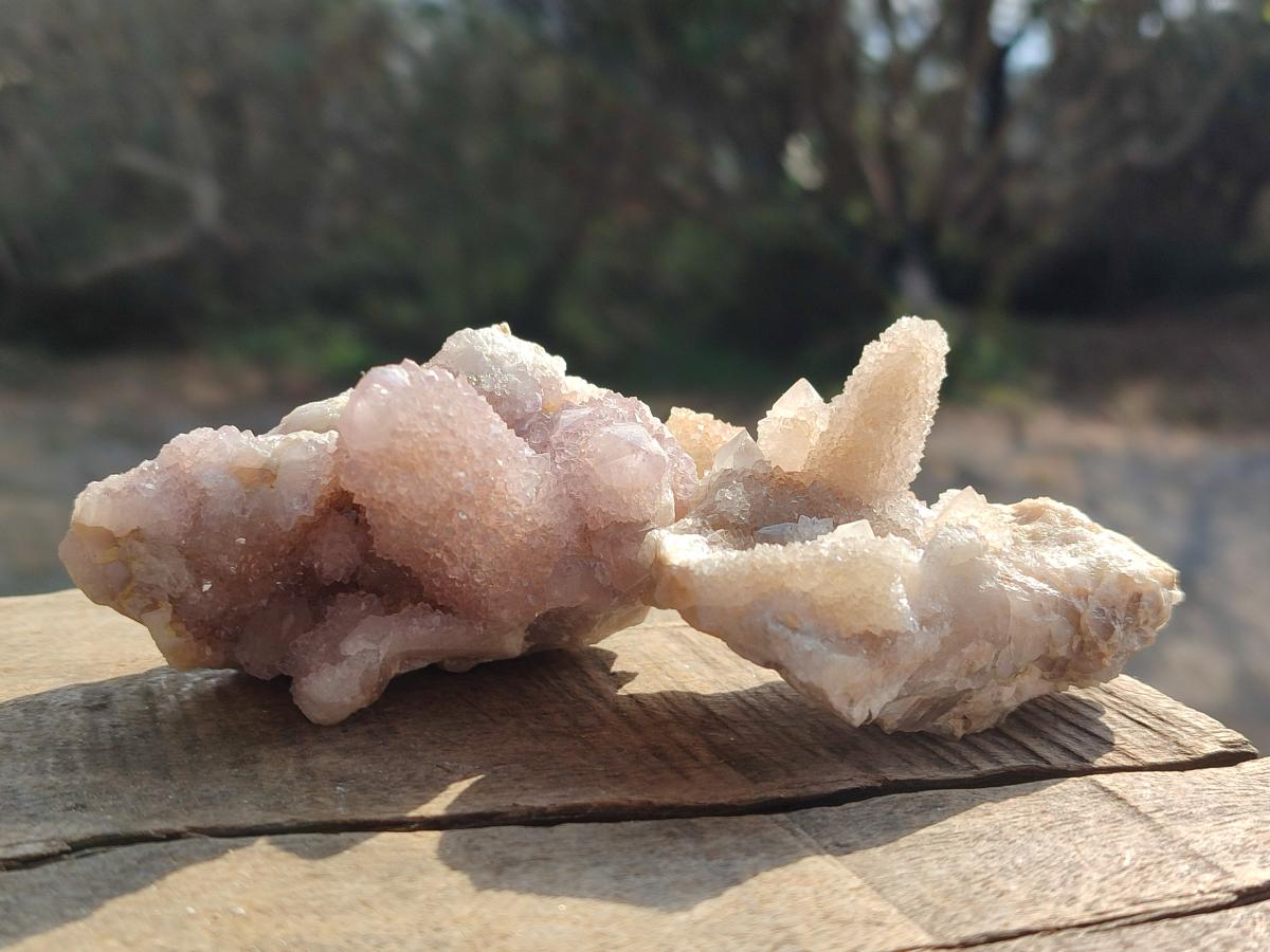 Natural Spirit Quartz Clusters x 6 From Boekenhouthoek, South Africa - Toprock Gemstones and Minerals 