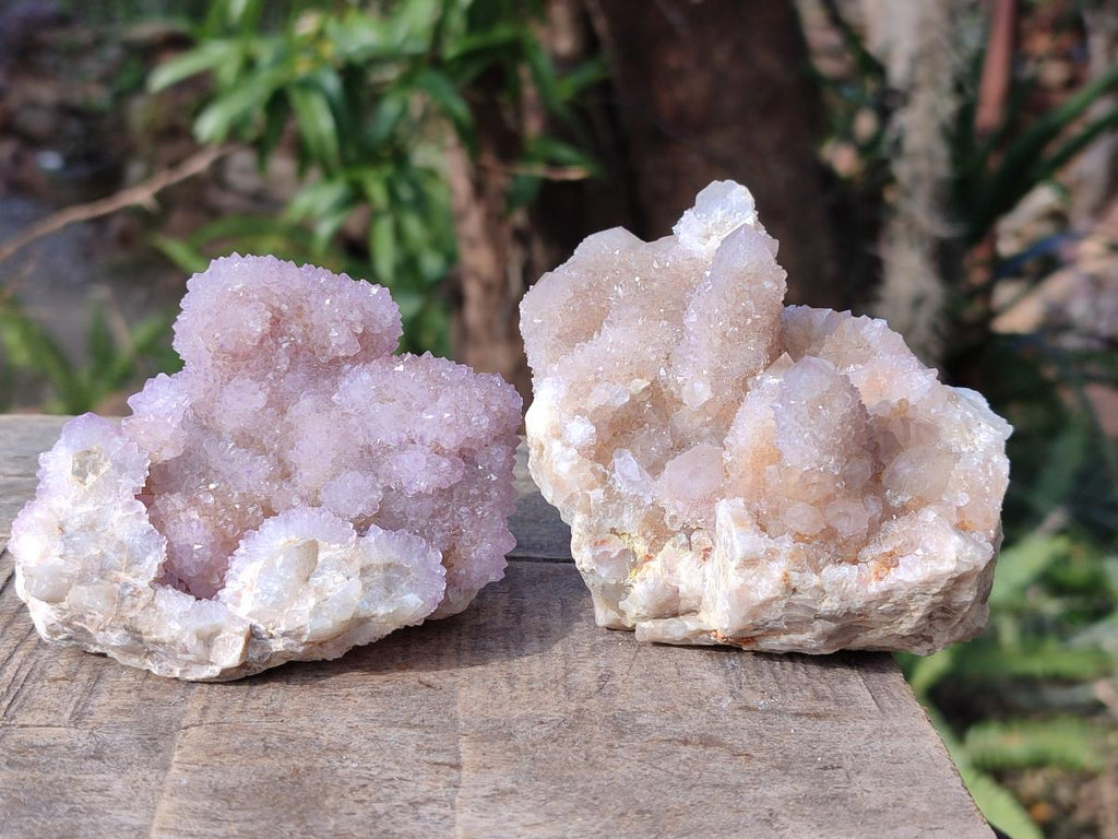 Natural Spirit Quartz Clusters x 6 From Boekenhouthoek, South Africa - Toprock Gemstones and Minerals 