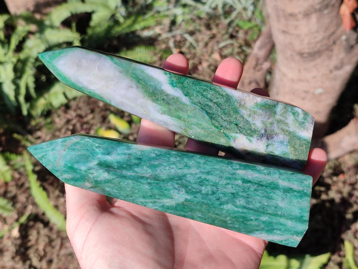 Polished Buddstone Display Crystals x 4 From Swaziland - Toprock Gemstones and Minerals 