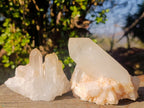 Natural Malagasy Quartz Clusters x 13 From Madagascar