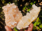Natural Malagasy Quartz Clusters x 13 From Madagascar