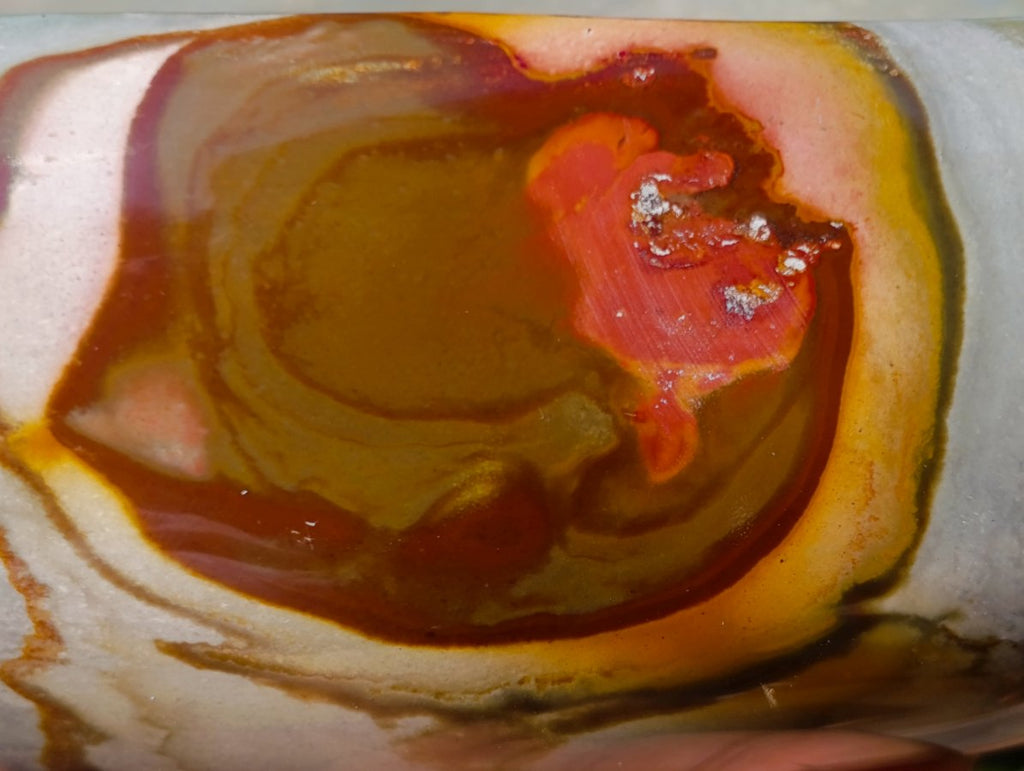 Polished Polychrome Jasper Bowls x 2 From NW Coast, Madagascar