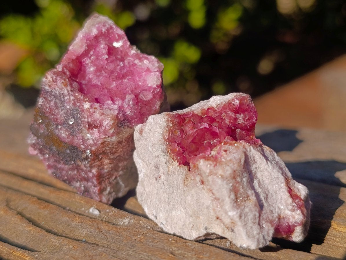 Natural Spherocobaltite Specimens x 12 From Musonoi Mine, Congo