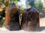Polished Smokey Quartz Display Crystals x 6 From Madagascar