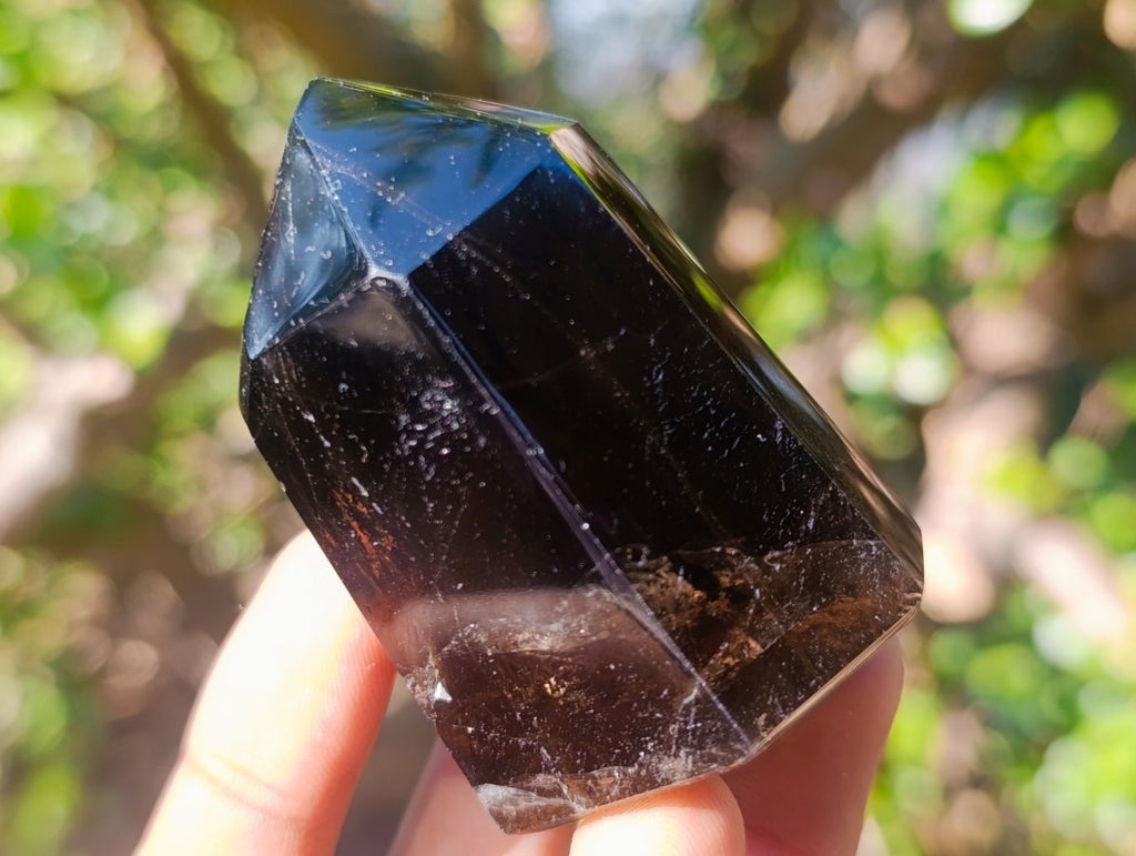 Polished Smokey Quartz Display Crystals x 6 From Madagascar