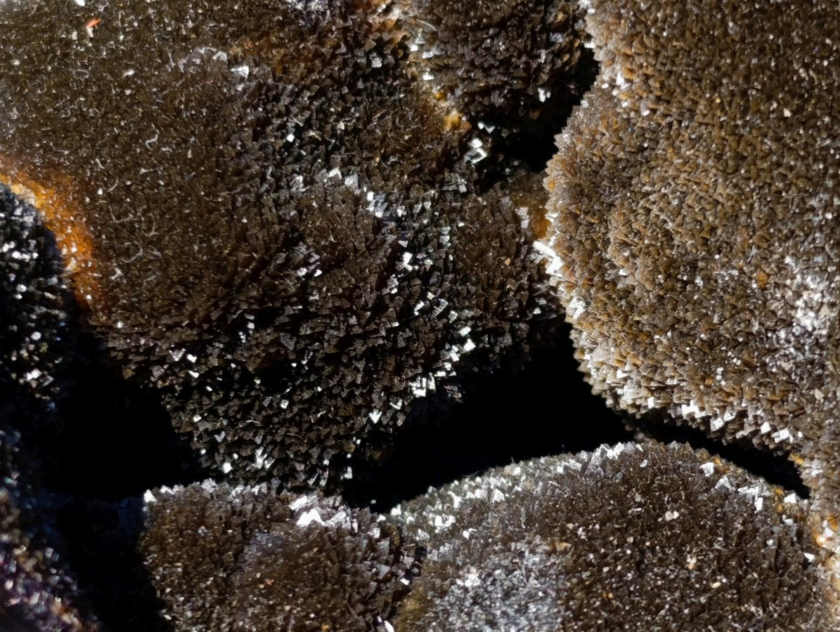 Polished and Natural Septerye Sauvage "Dragons Egg" Geodes x 2 From Mahajanga, Madagascar